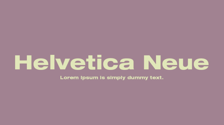 Пример шрифта Helvetica Neue Medium