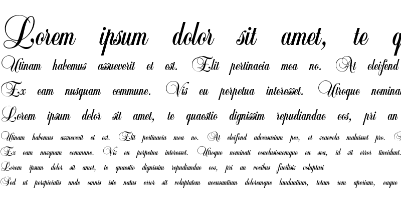 Пример шрифта Copyist