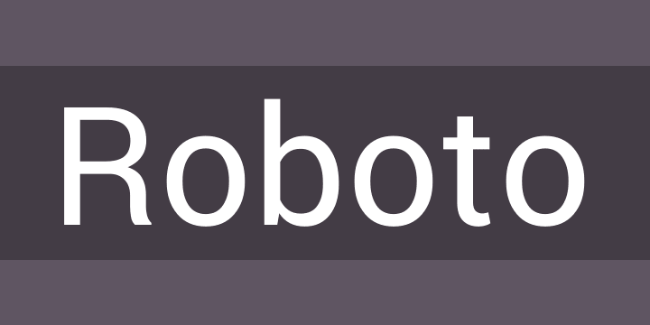 Пример шрифта Roboto Bold
