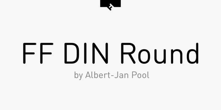 Пример шрифта DIN Round Pro Medium