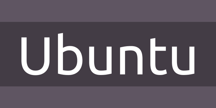 Пример шрифта Ubuntu