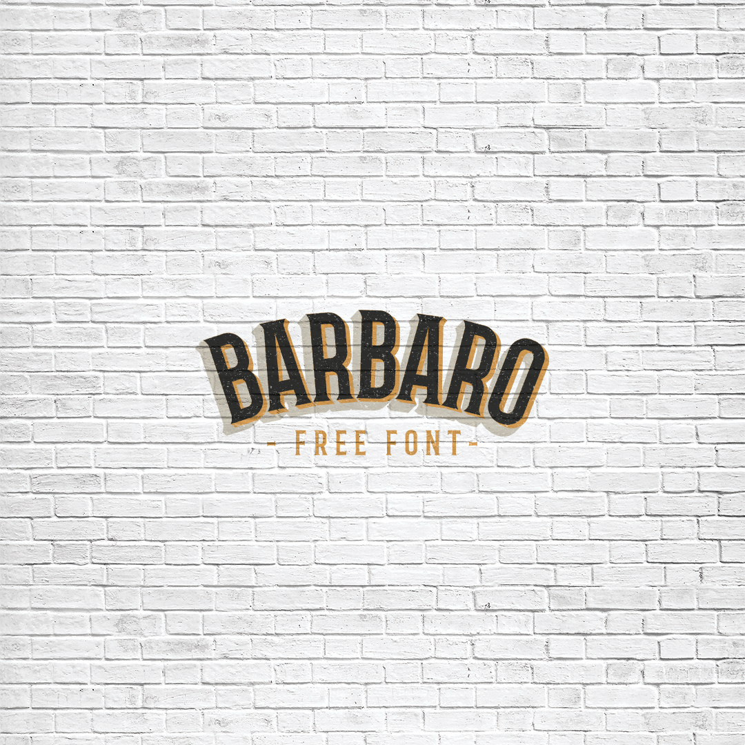 Пример шрифта Barbaro