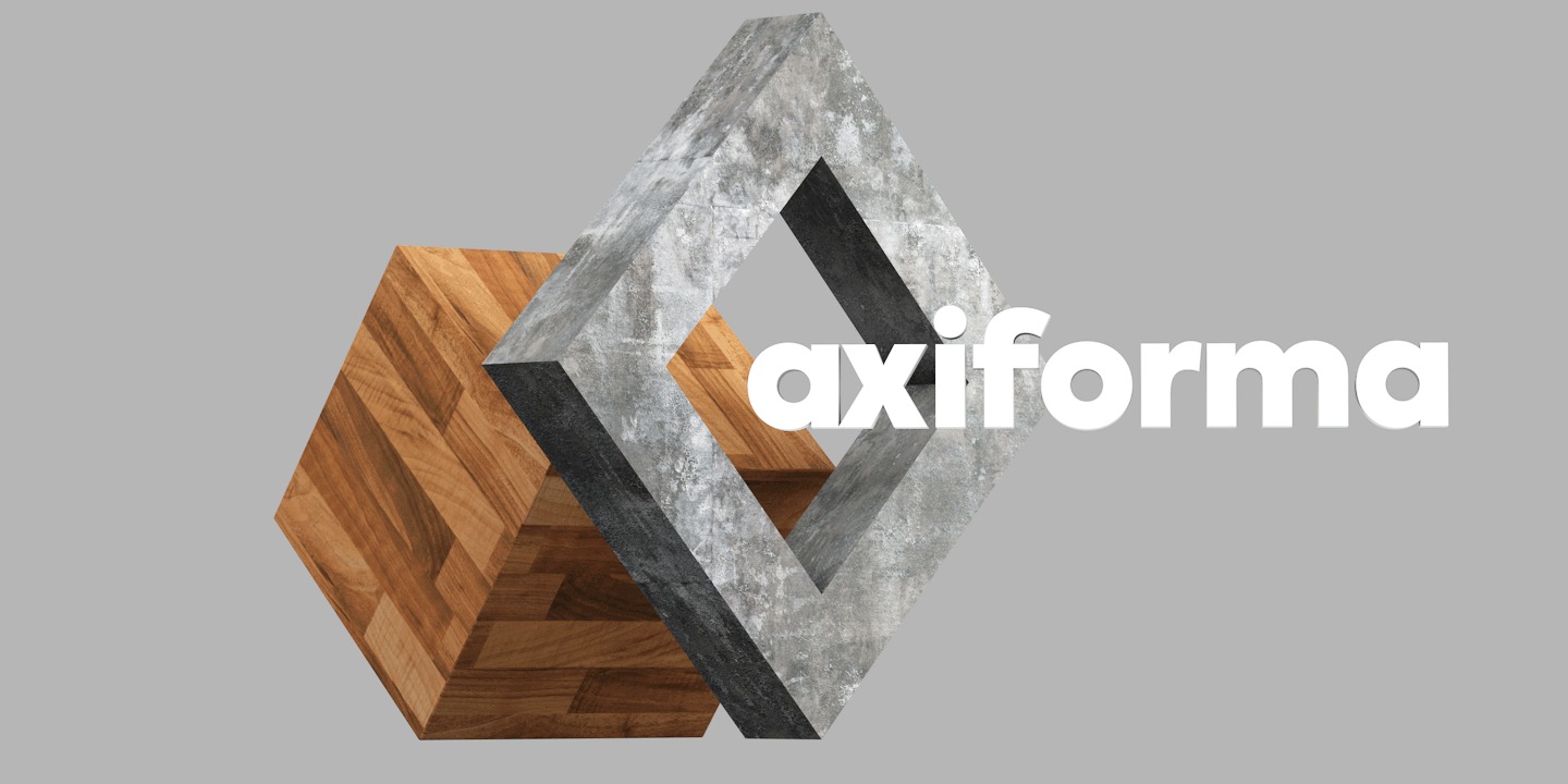 Пример шрифта Axiforma