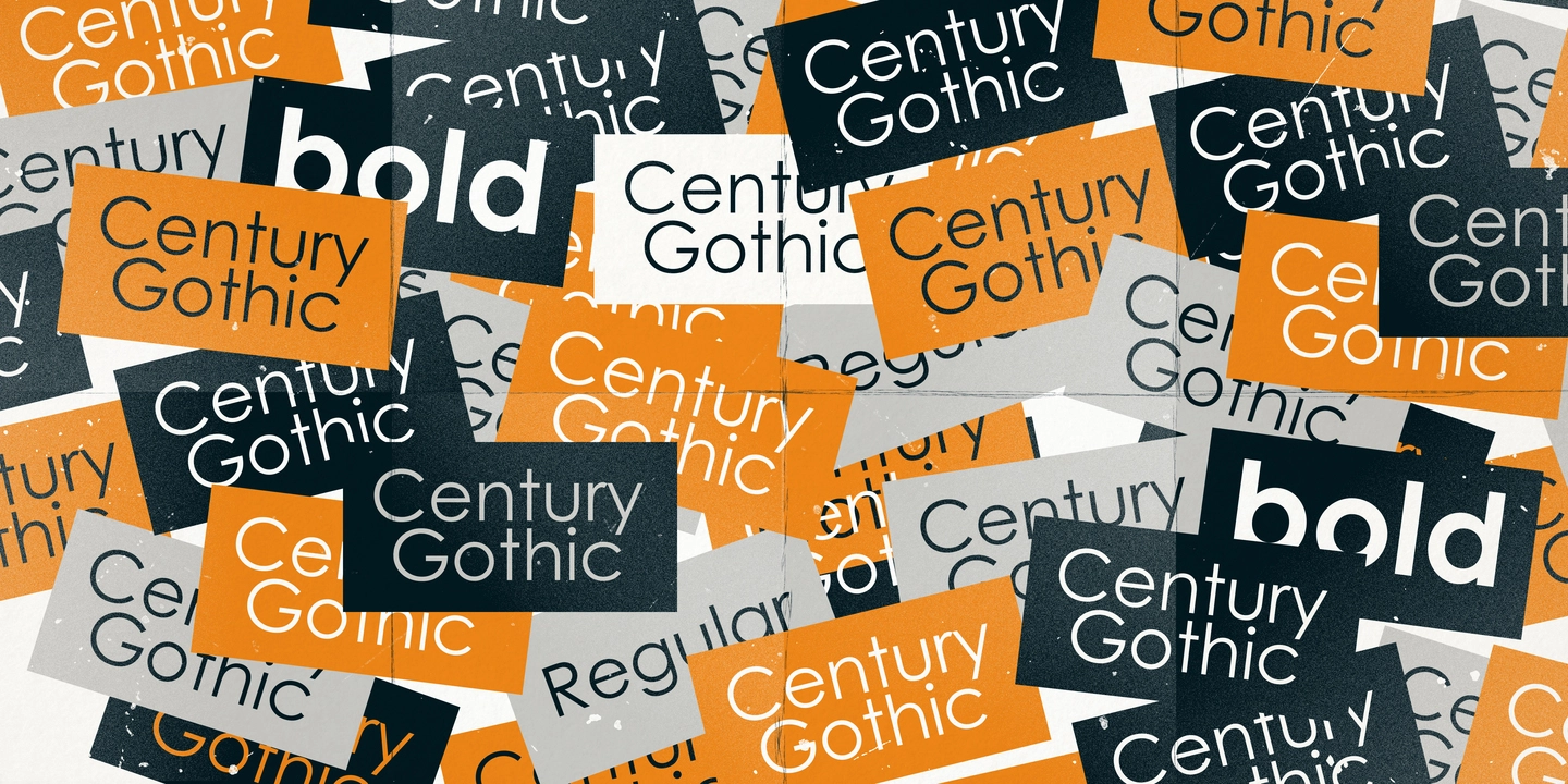 Пример шрифта Century Gothic Regular