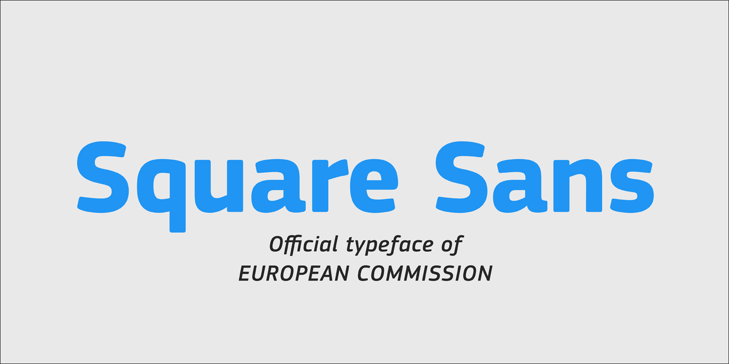 Пример шрифта PF Square Sans Pro