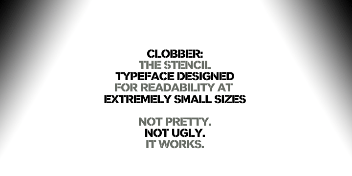 Пример шрифта Clobber Grotesk  Bold