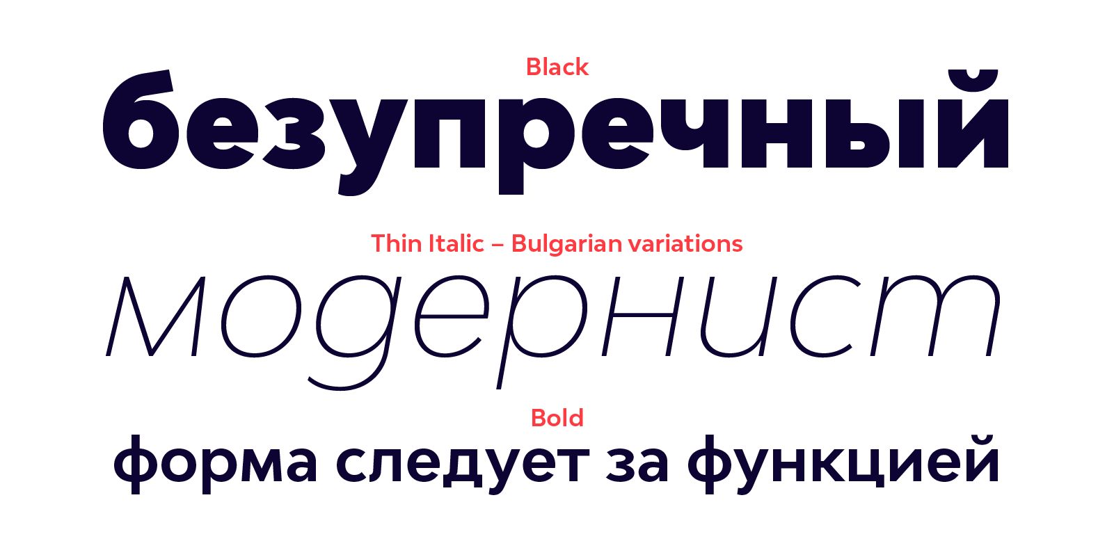 Пример шрифта Bw Modelica Black