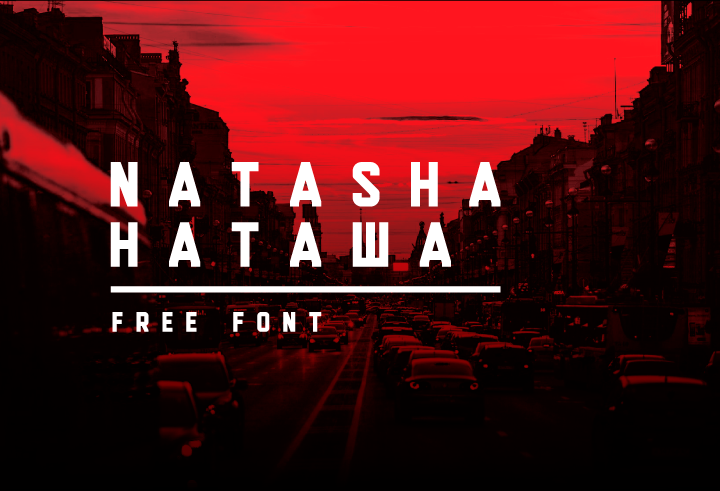 Пример шрифта Natasha