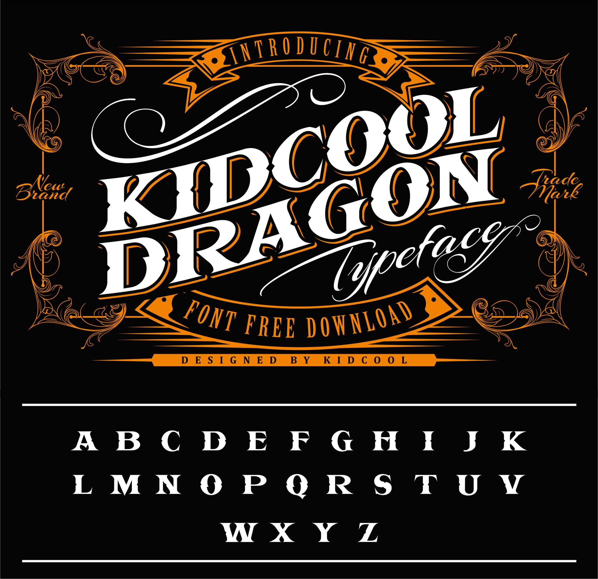 Пример шрифта Kidcool Dragon Regular