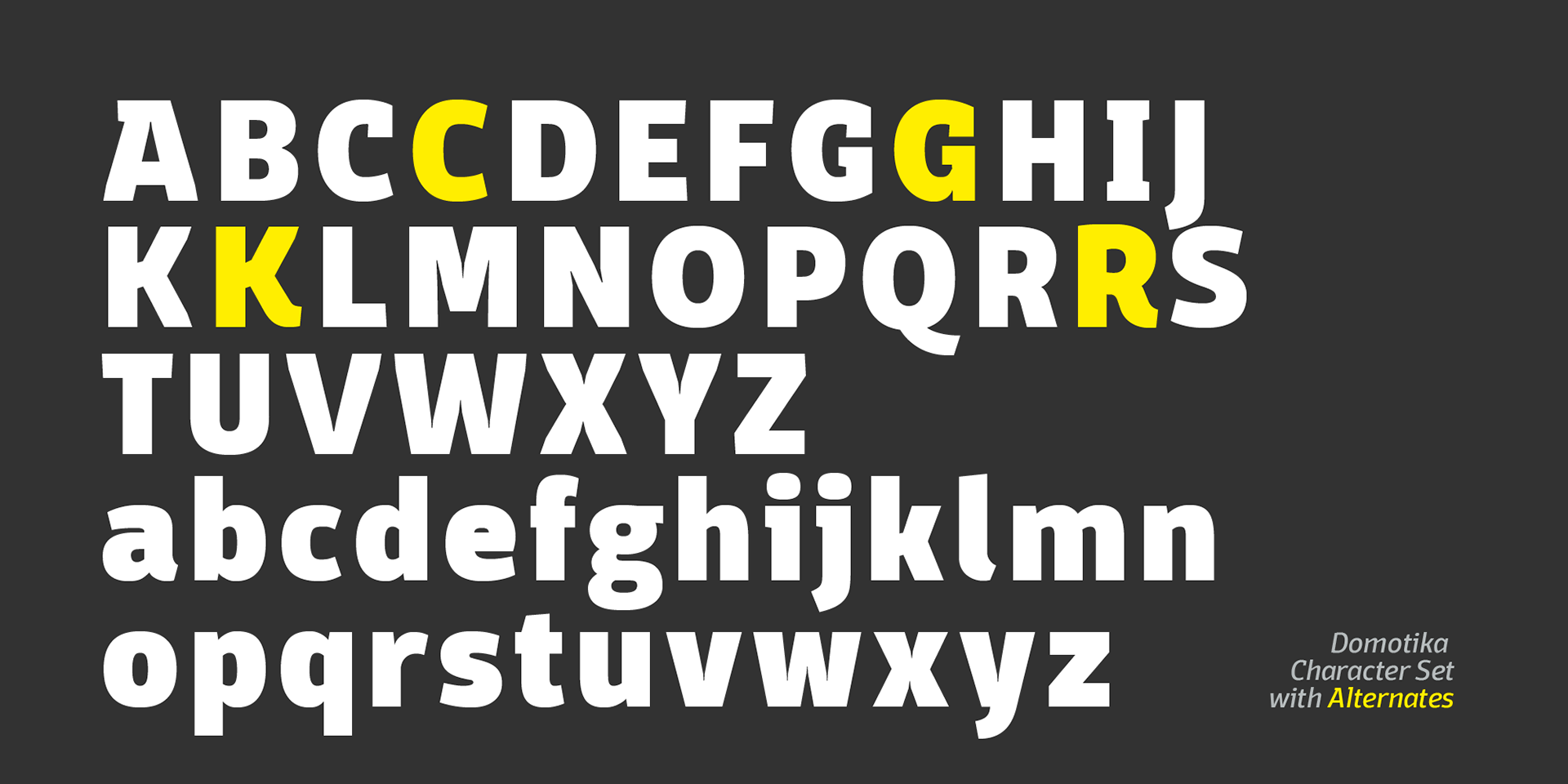 Пример шрифта Domotika Medium Italic