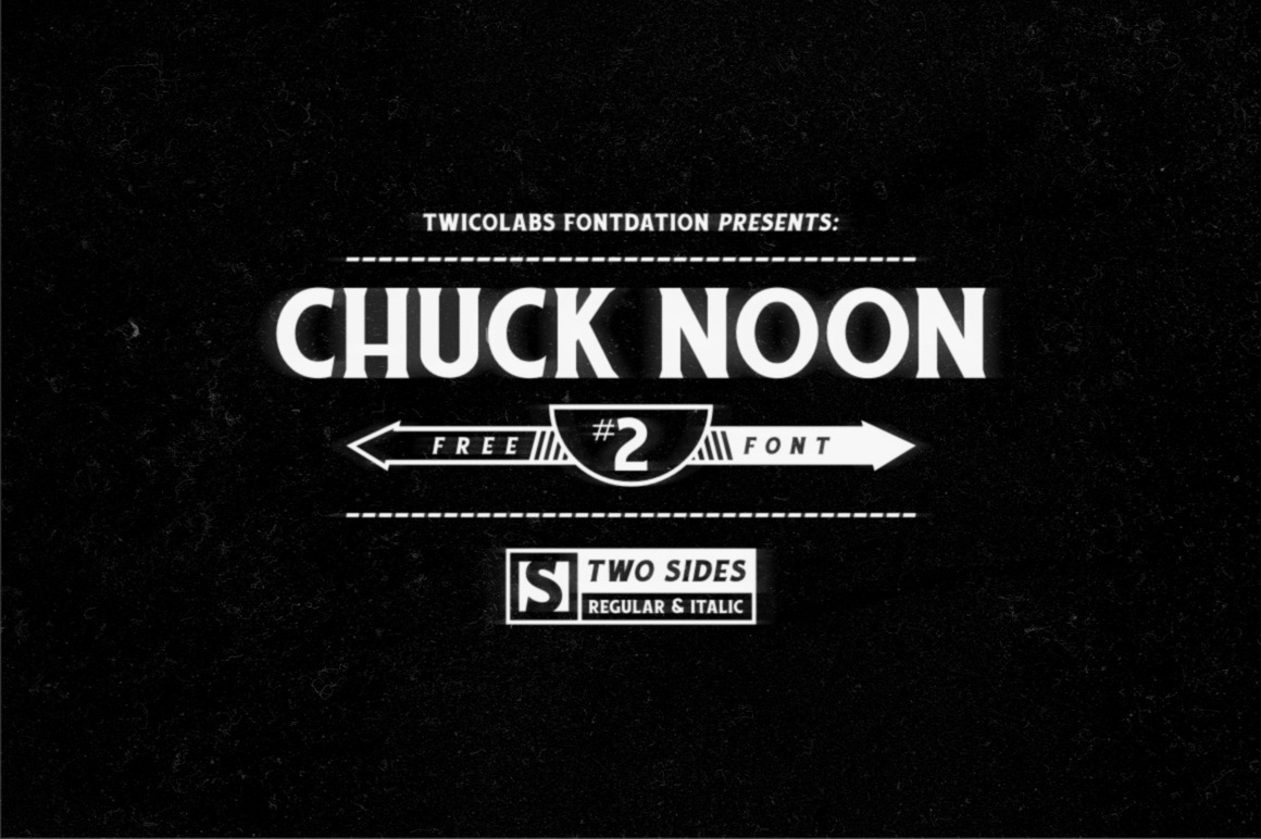 Пример шрифта Chuck Noon 2