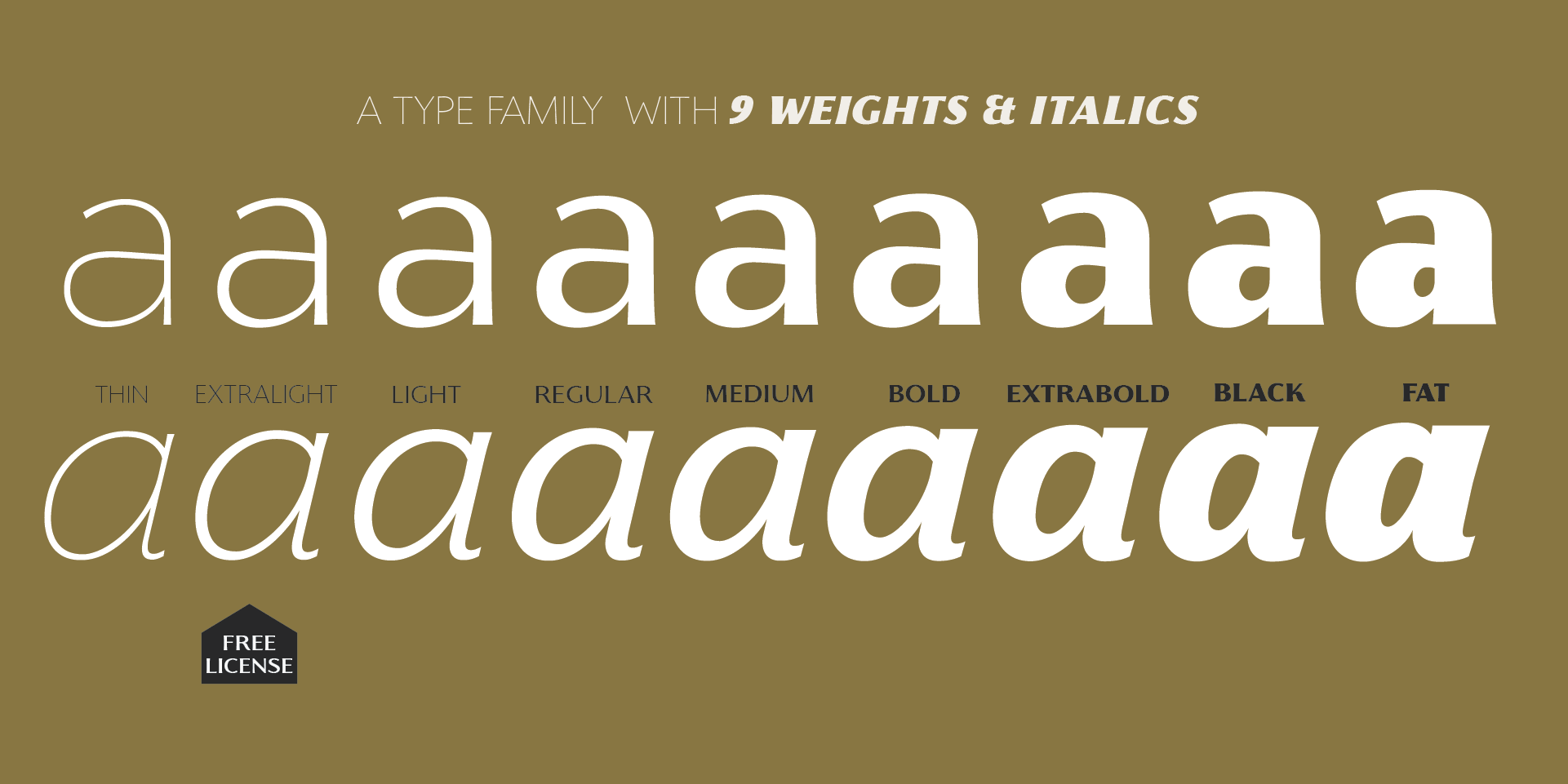 Пример шрифта Florentia Extra Light Italic