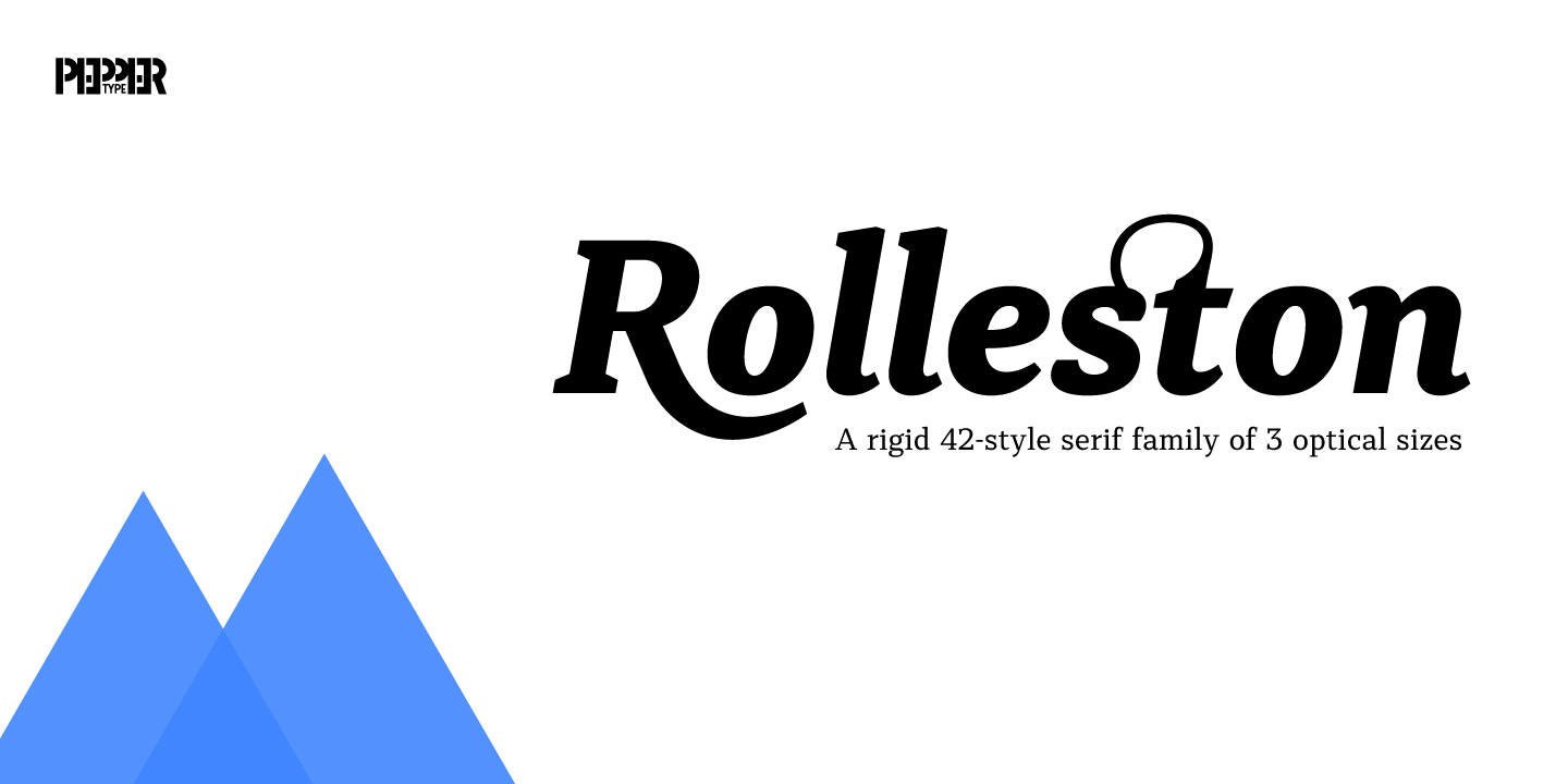 Пример шрифта Rolleston Title Light