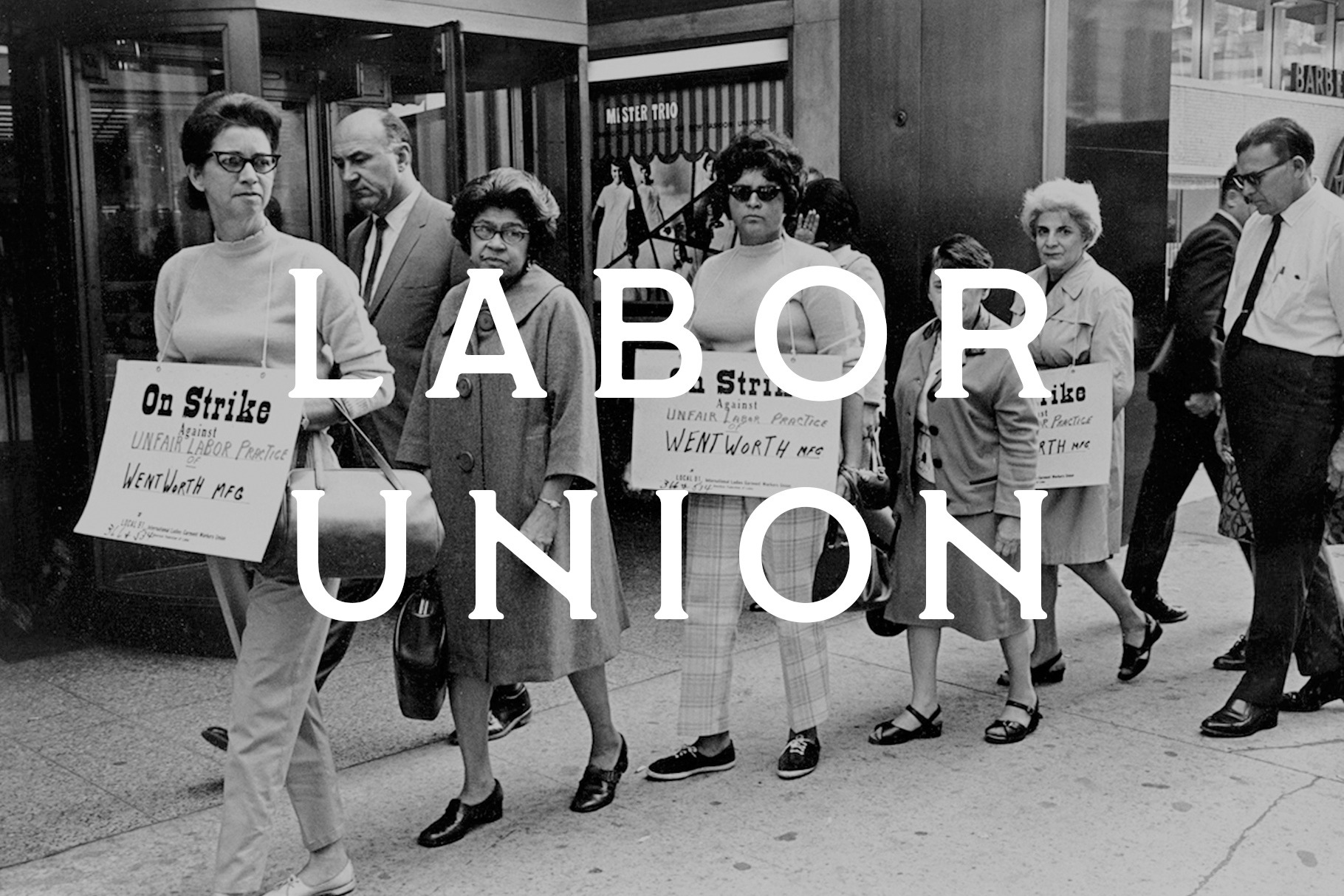 Пример шрифта Labor Union