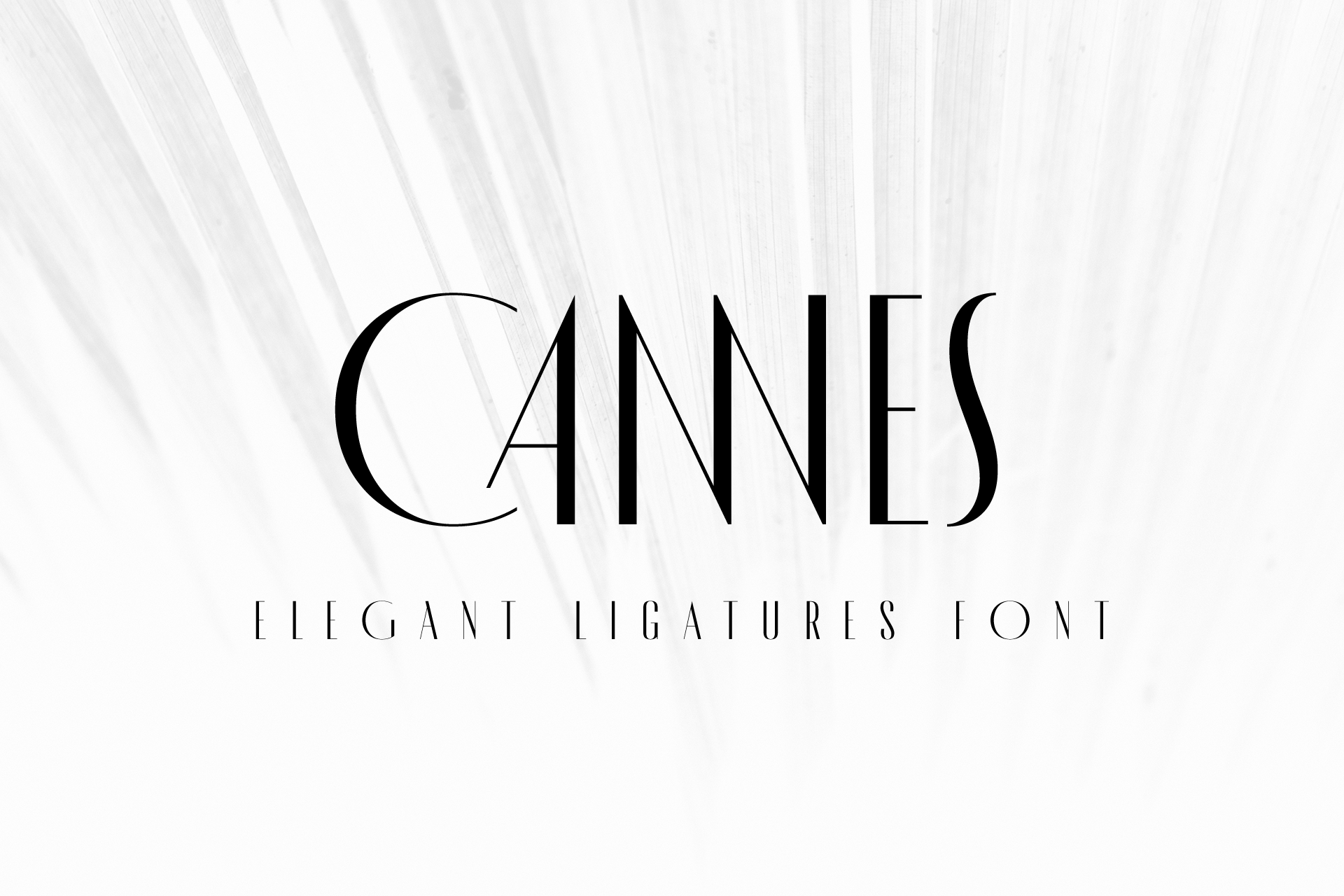 Пример шрифта MADE Cannes
