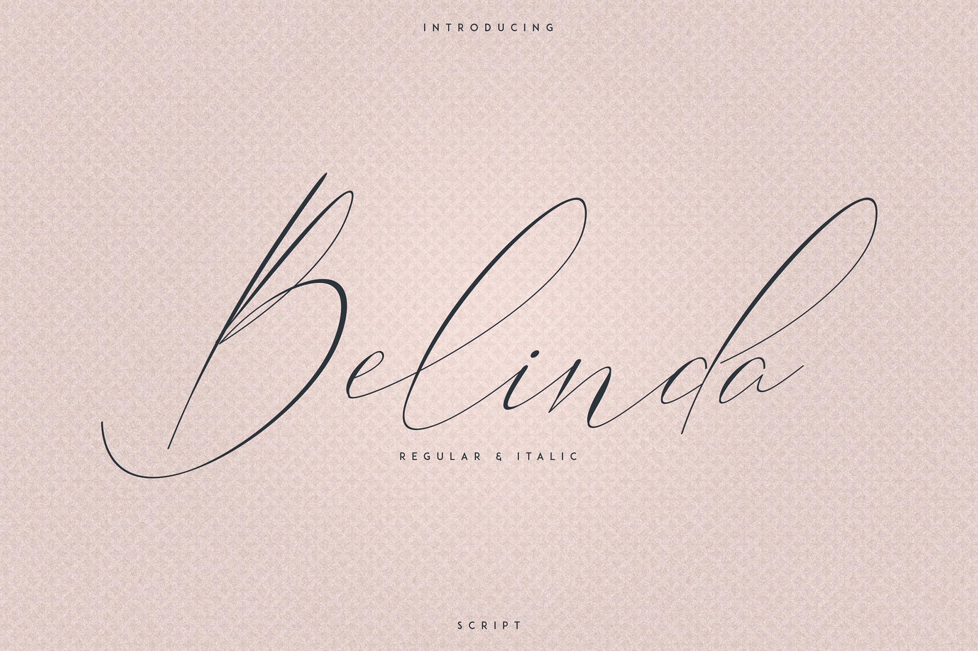 Пример шрифта Belinda