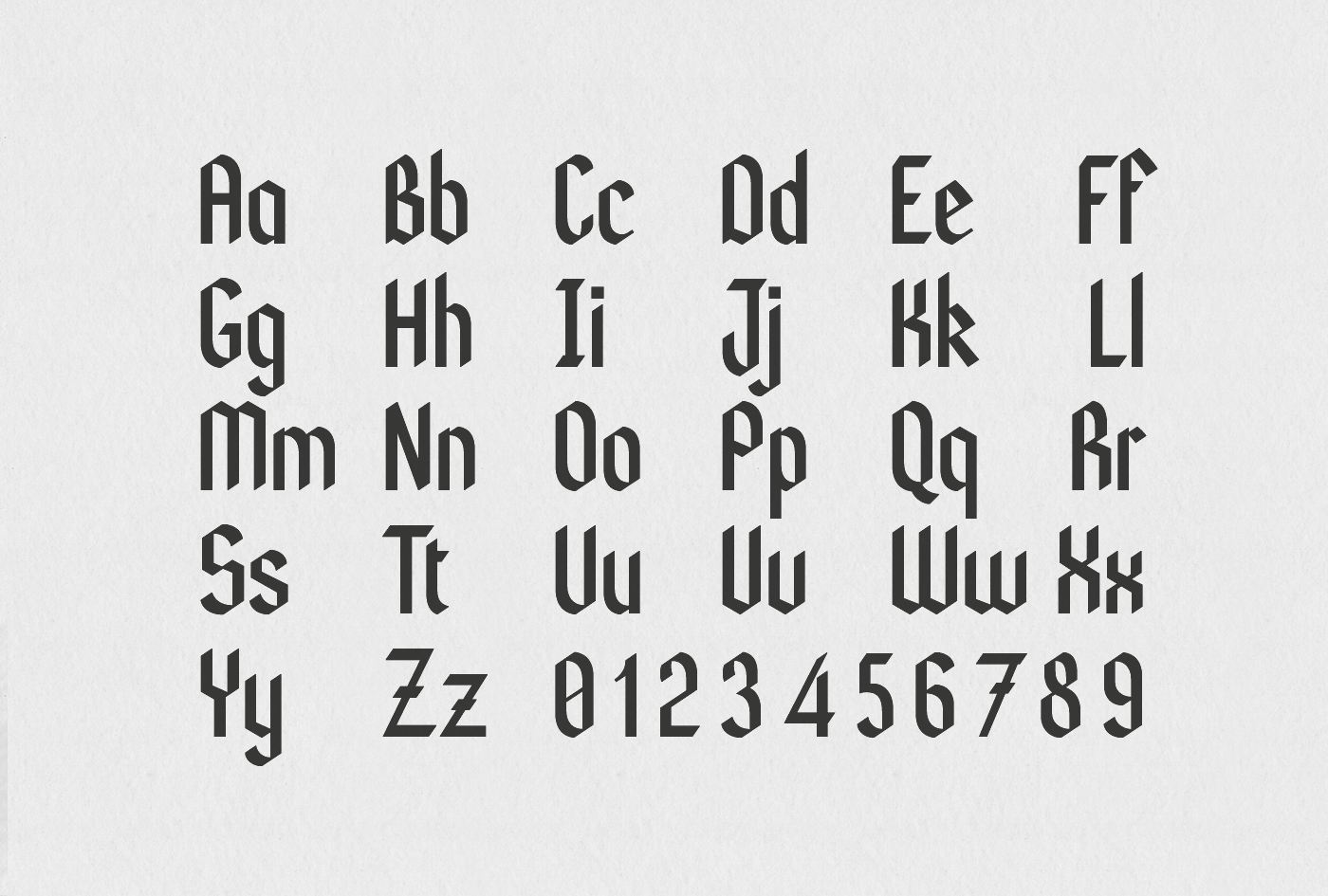 Пример шрифта Kodex Regular