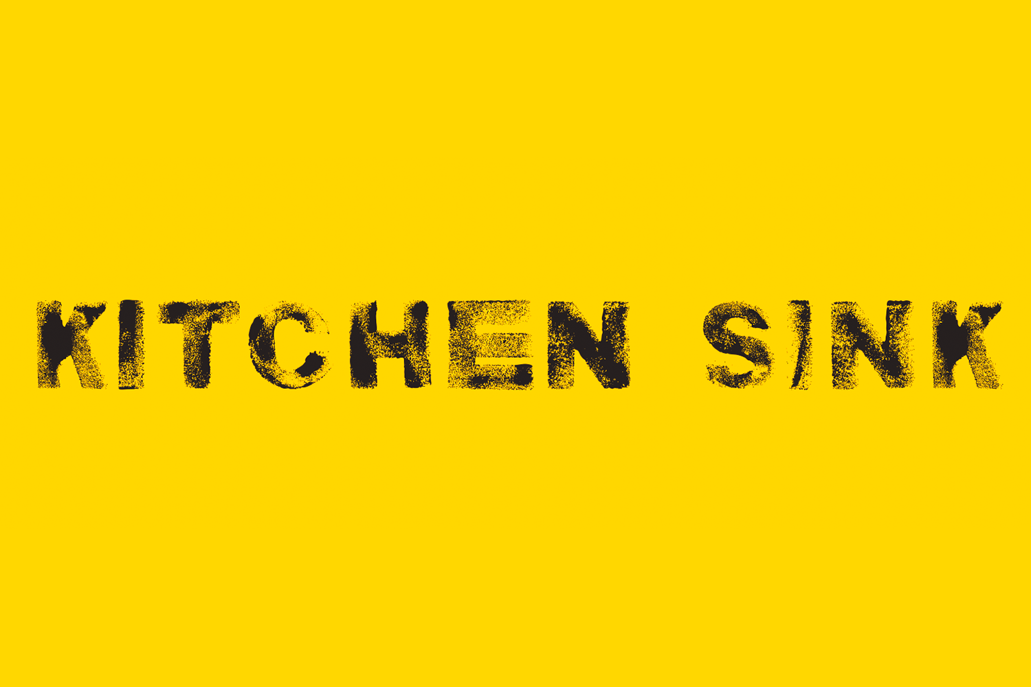 Пример шрифта Kitchen Sink