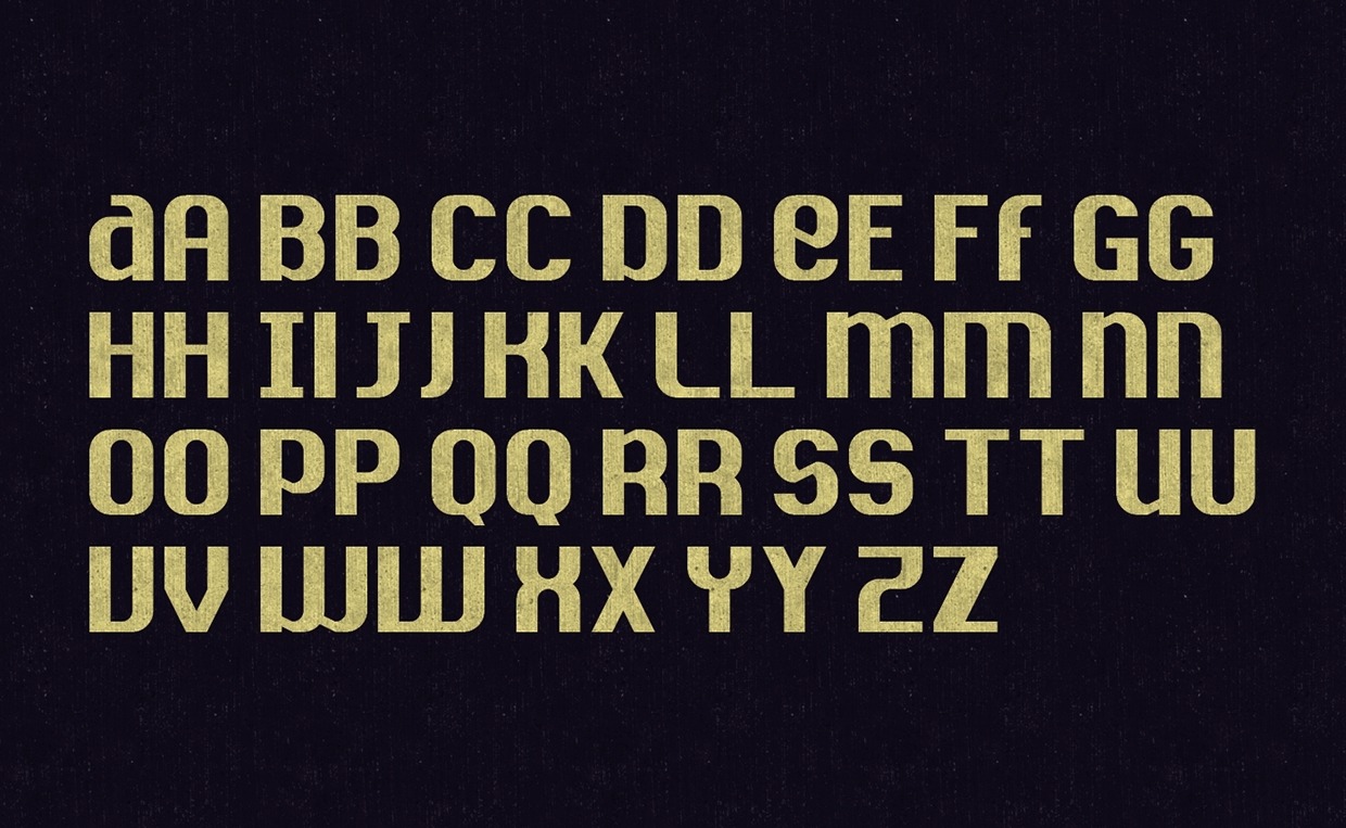 Пример шрифта Boketto Regular