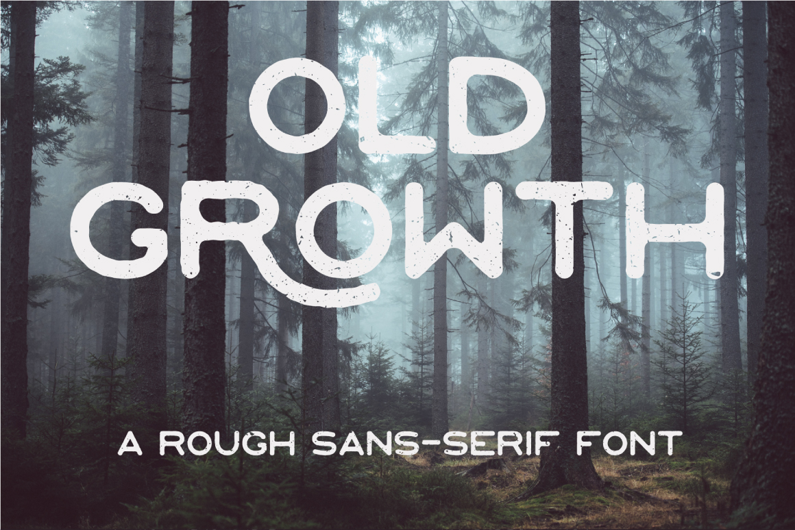 Пример шрифта Old Growth