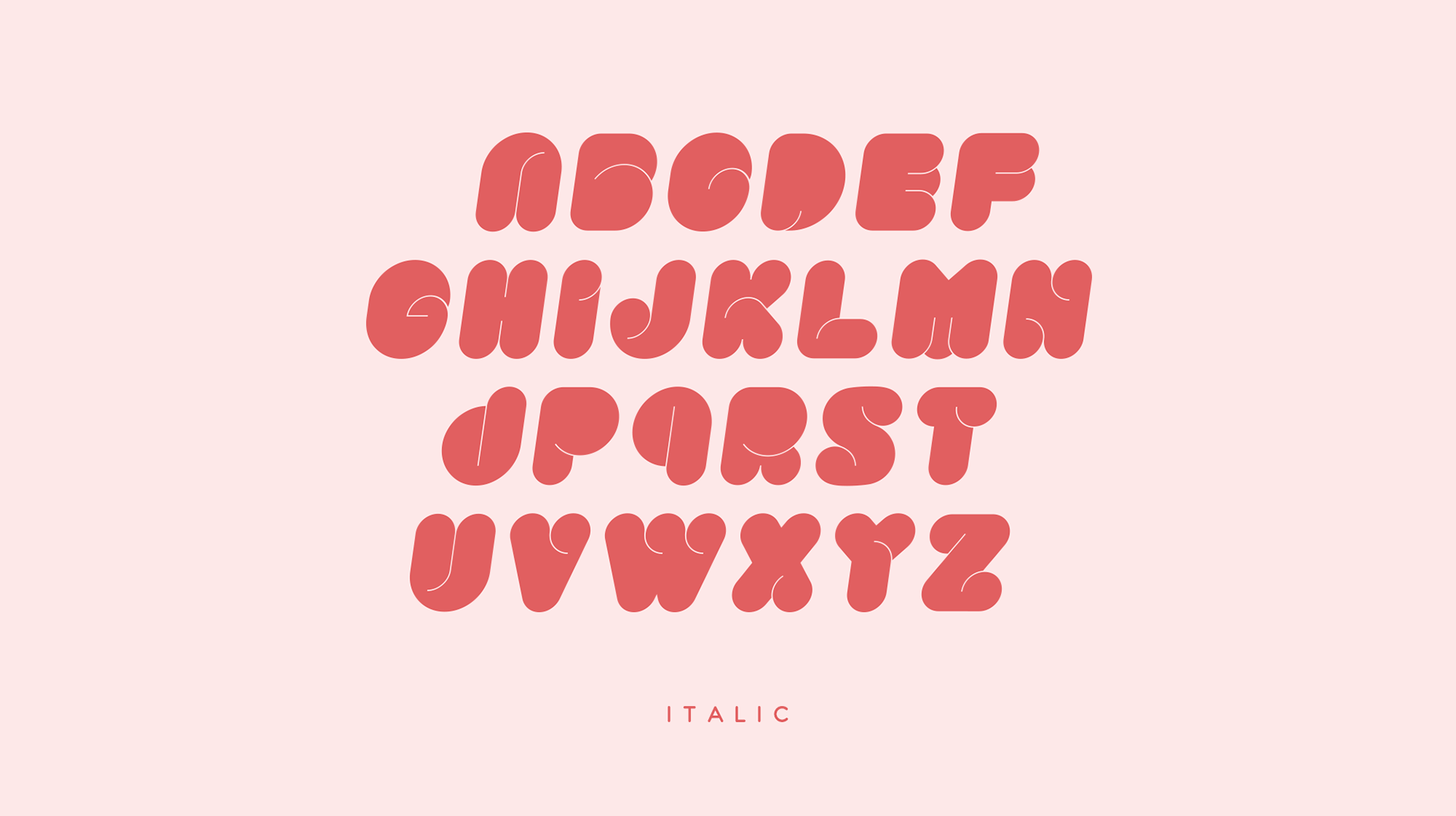 Пример шрифта Superfatty Italic