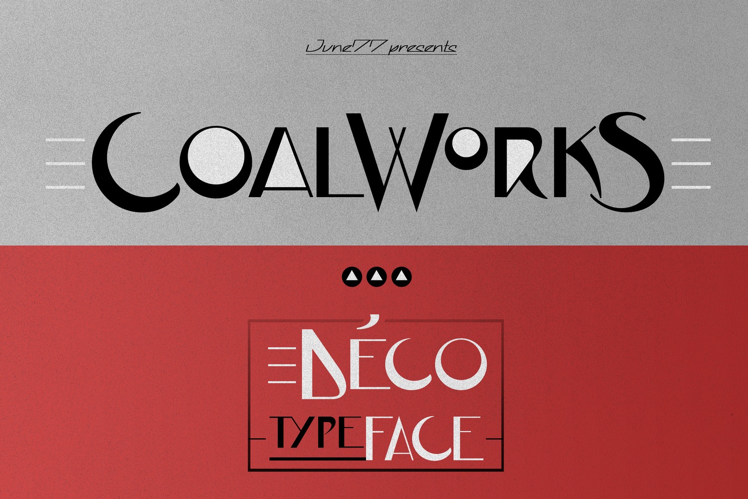 Пример шрифта CoalWorks