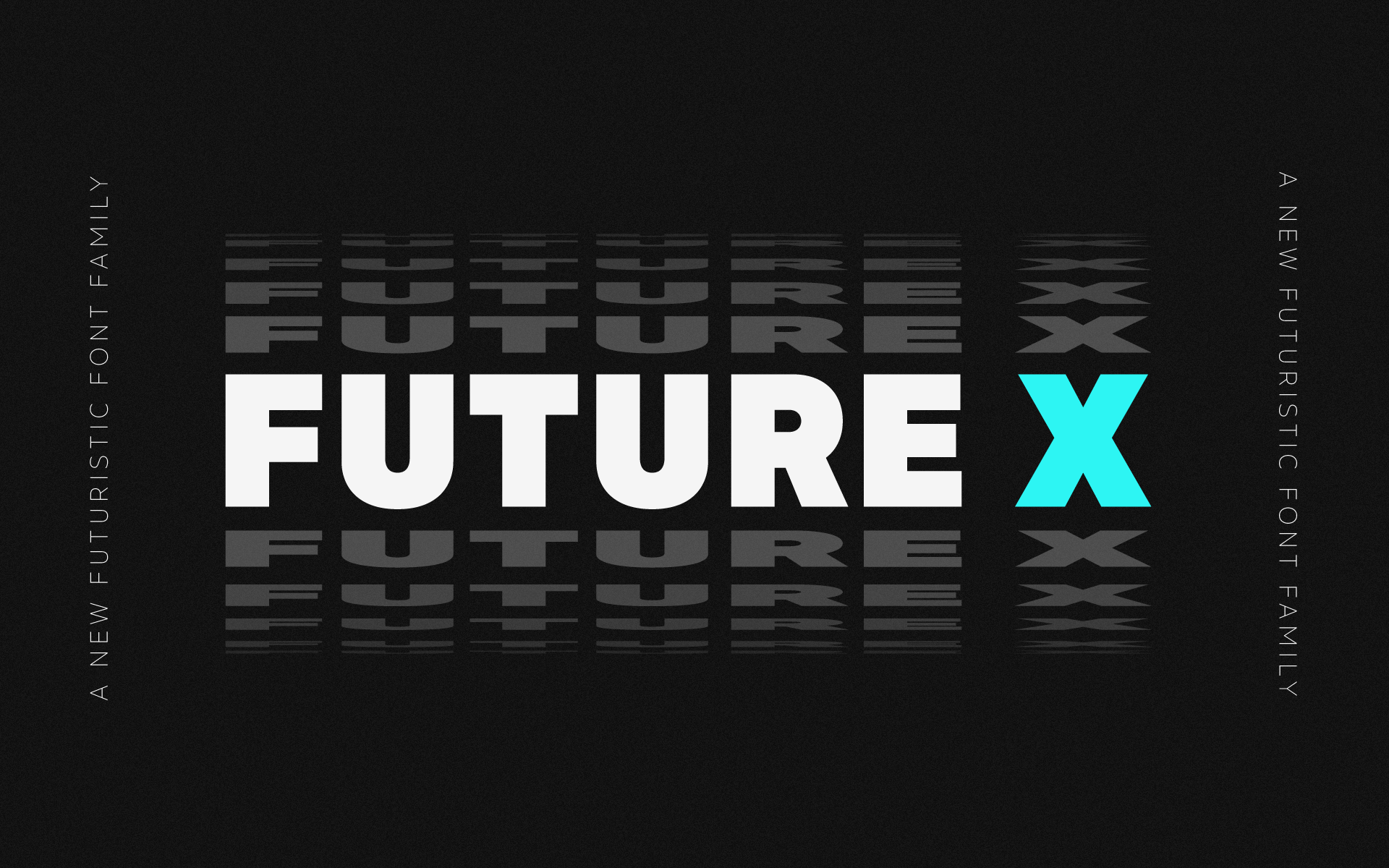 Пример шрифта MADE Future X