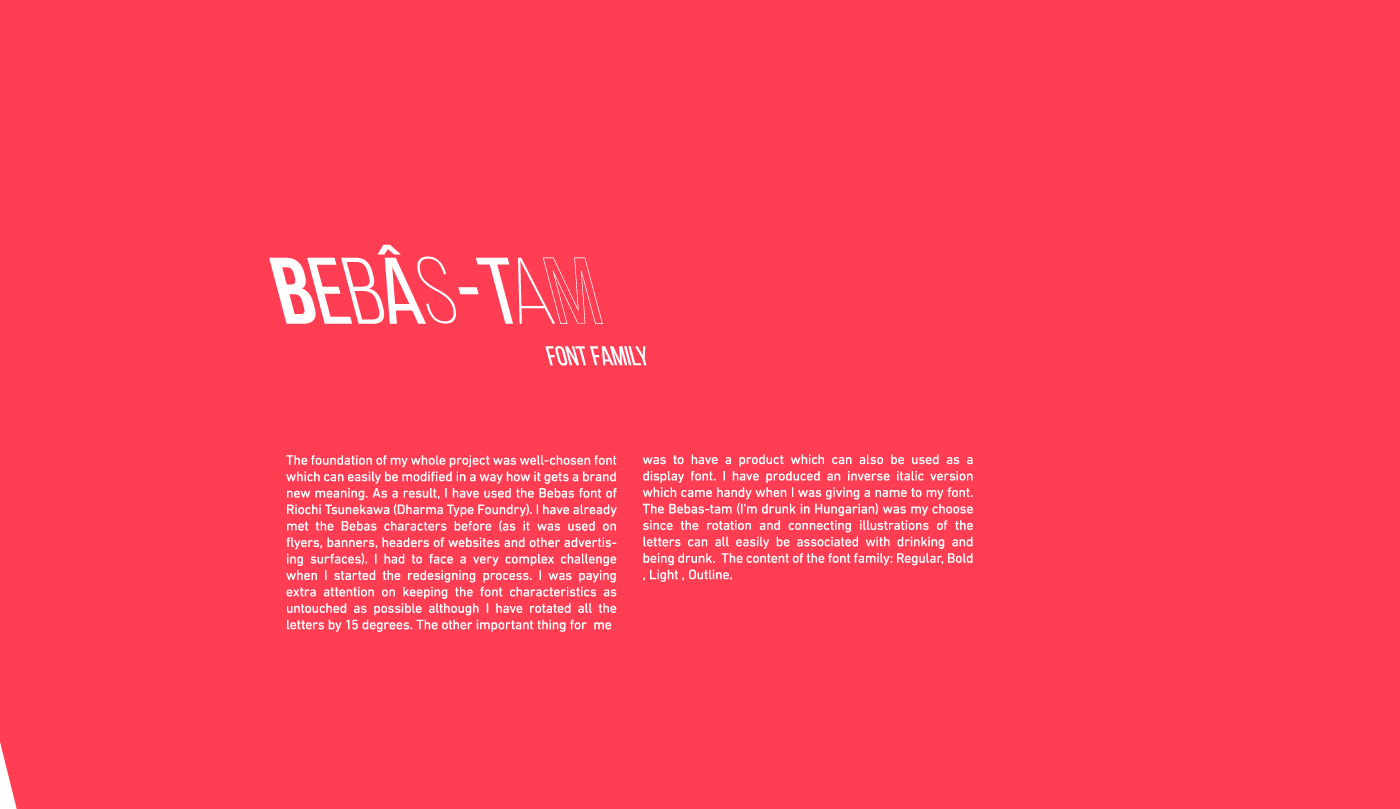 Пример шрифта Bebas-Tam