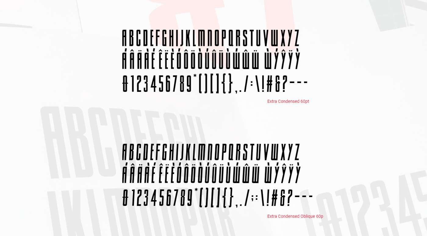 Пример шрифта Sacco Semi Bold Condensed