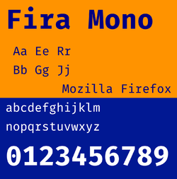 Пример шрифта Fira Sans Bold
