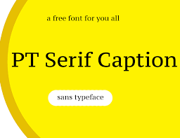 Пример шрифта PT Serif Caption Caption