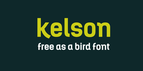 Пример шрифта Kelson Sans