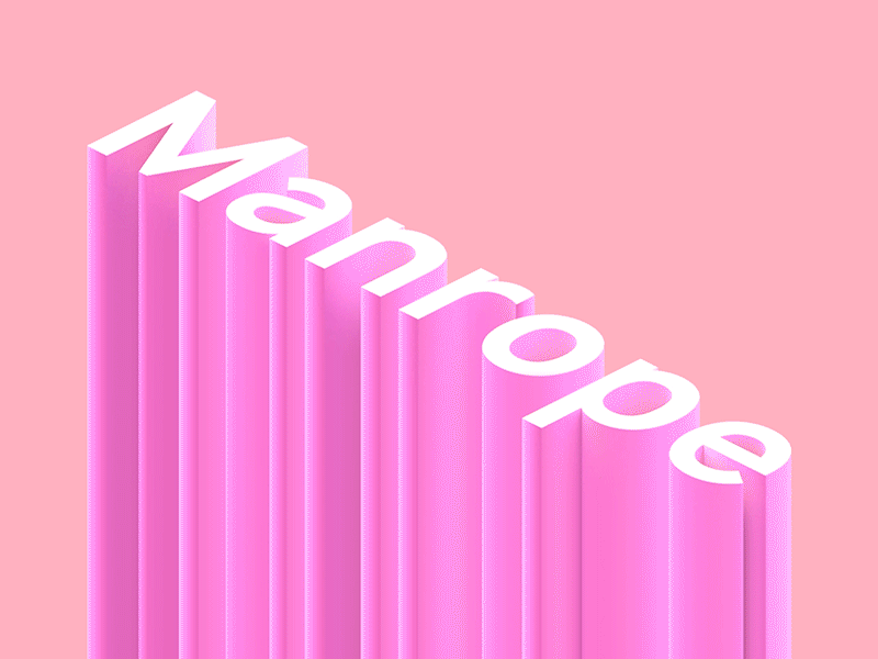 Пример шрифта Manrope  Thin