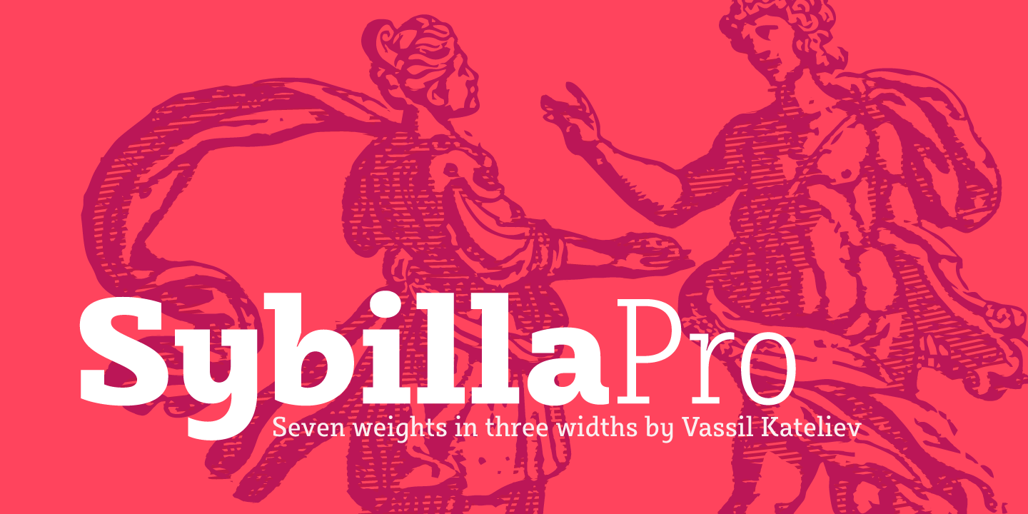 Пример шрифта Sybilla Pro