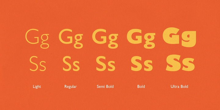 Пример шрифта Gill Sans Pro Medium