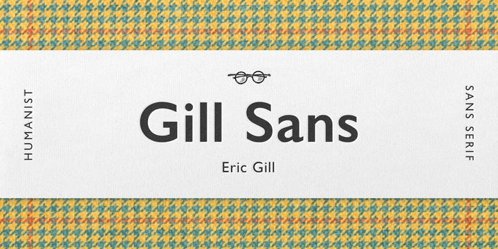 Пример шрифта Gill Sans Pro