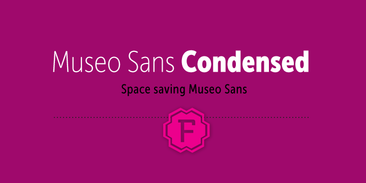 Пример шрифта Museo Sans Condensed 