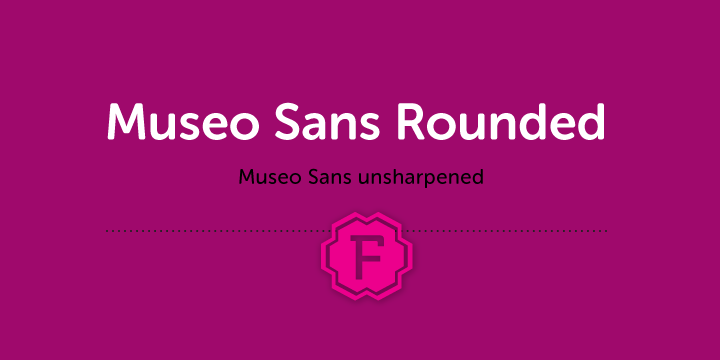 Пример шрифта Museo Sans Rounded