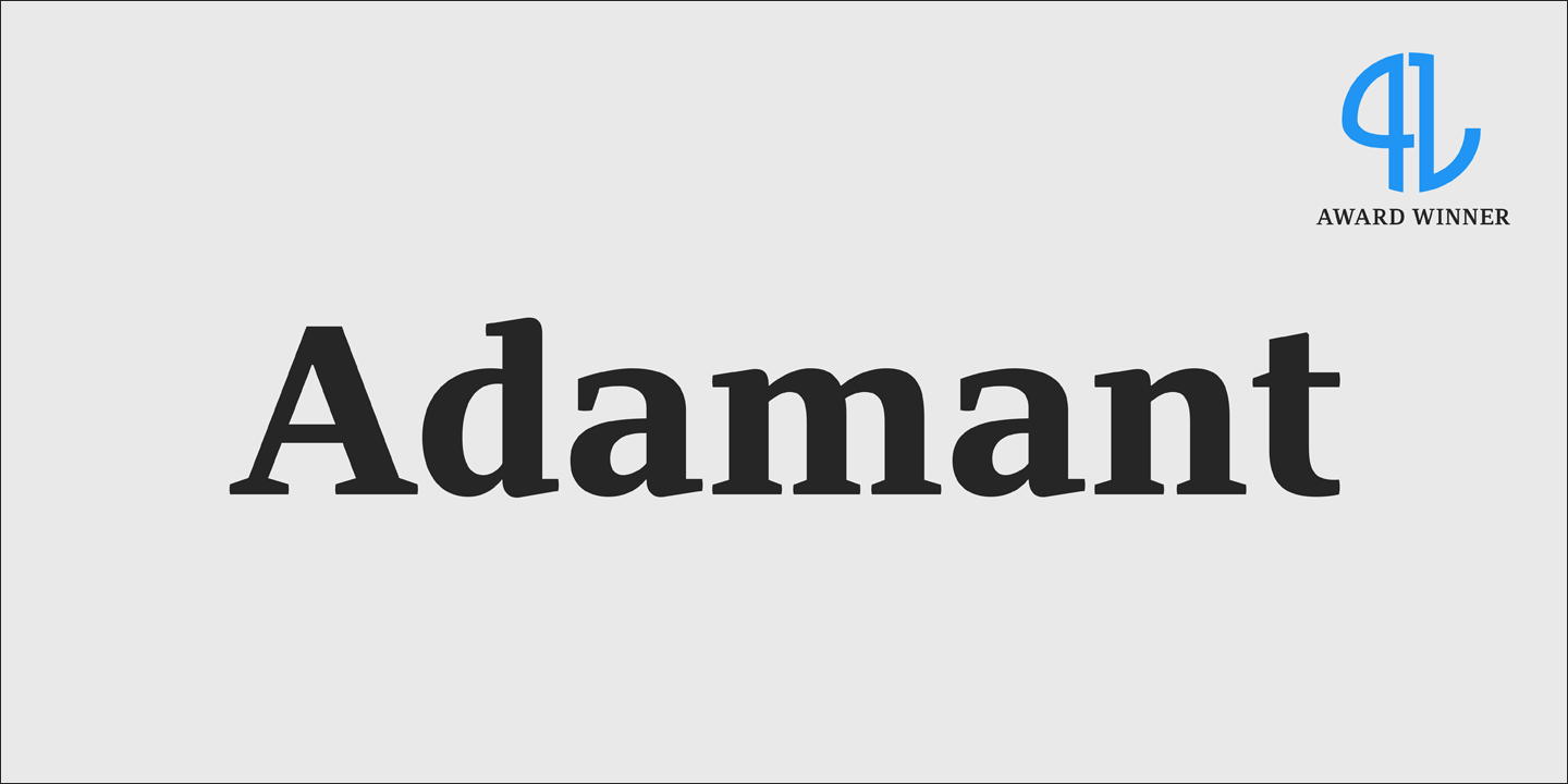 Пример шрифта PF Adamant Pro