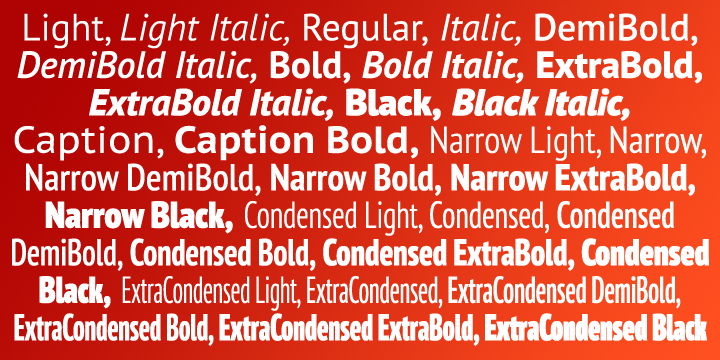 Пример шрифта PT Sans Pro Cond Bold