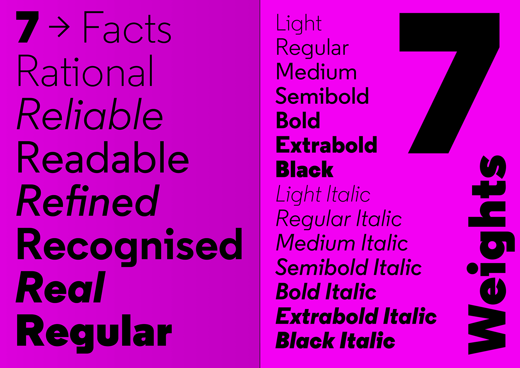 Пример шрифта Regular Extra Bold Italic