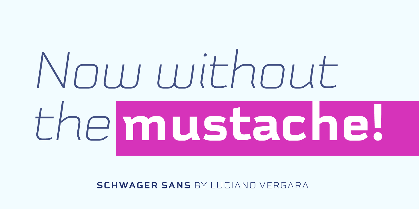 Пример шрифта Schwager Sans Medium