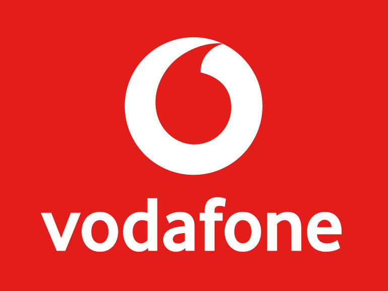 Пример шрифта Vodafone