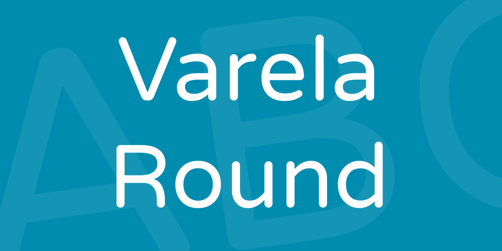 Пример шрифта Varela Round