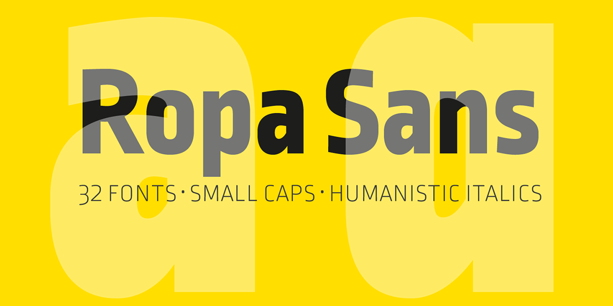 Пример шрифта Ropa Sans Italic
