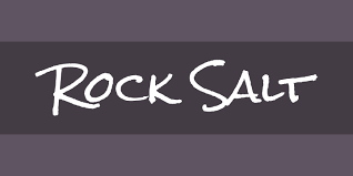 Пример шрифта Rock Salt