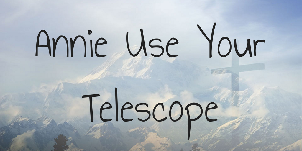 Пример шрифта Annie Use Your Telescope