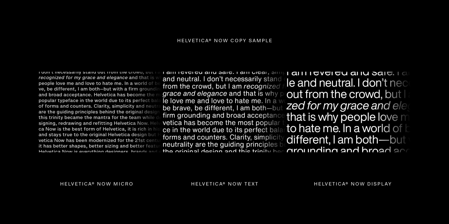 Пример шрифта Helvetica Now Display Ext Blk