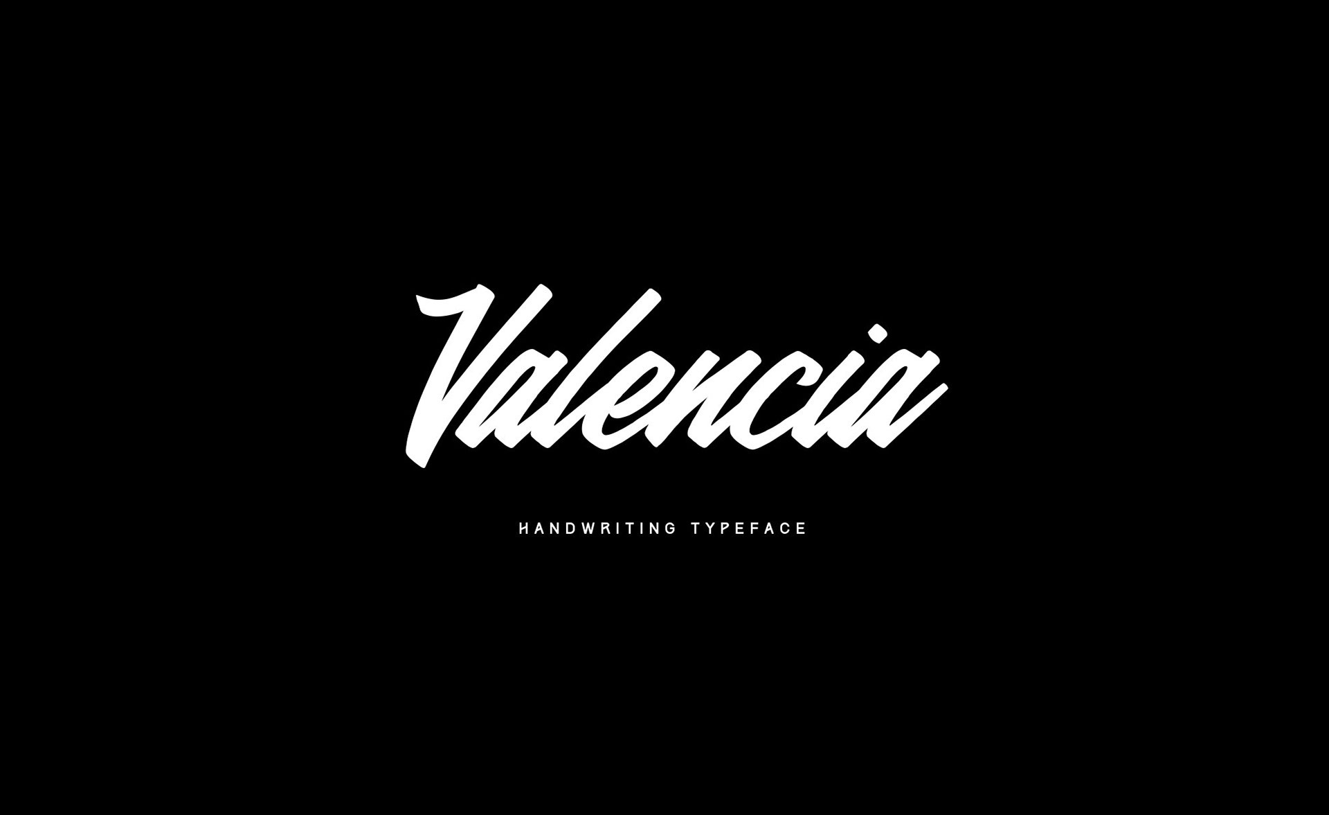 Пример шрифта Valencia