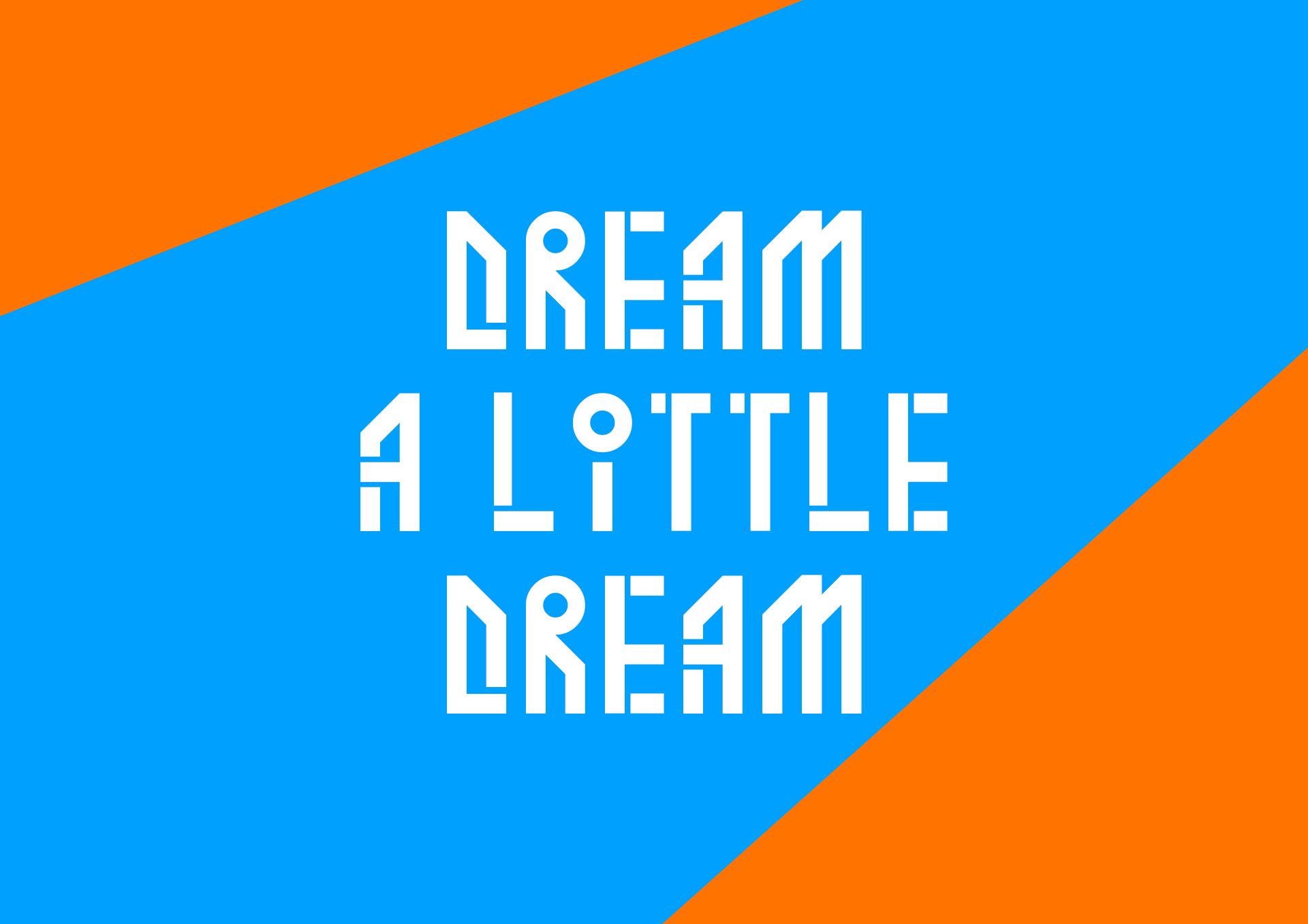 Пример шрифта Dreaming Regular
